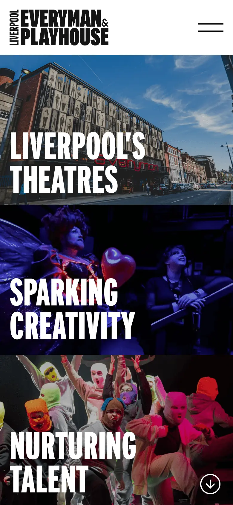 Homepage for Liverpool Everyman & Playhouse